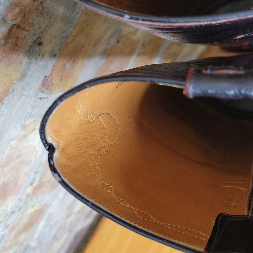 Lucchese Oxblood Cowboy Boots - Picture 9 of 12
